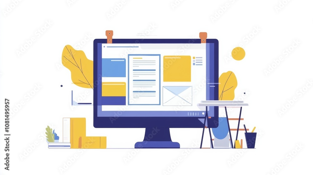 Poster website designer creative planning application development draft sketch drawing template layout fram
