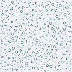 seamless pattern with numbers