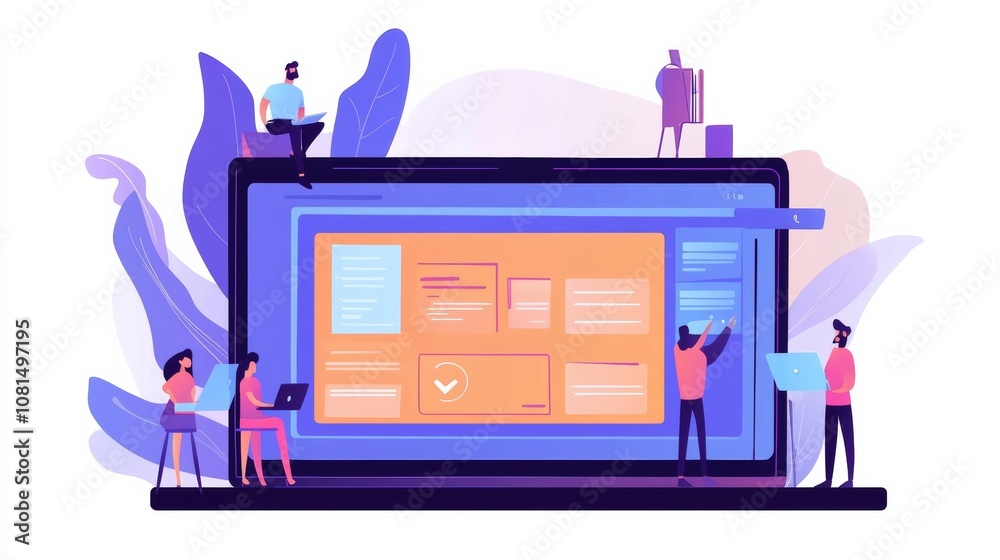 Poster website designer creative planning application development draft sketch drawing template layout fram
