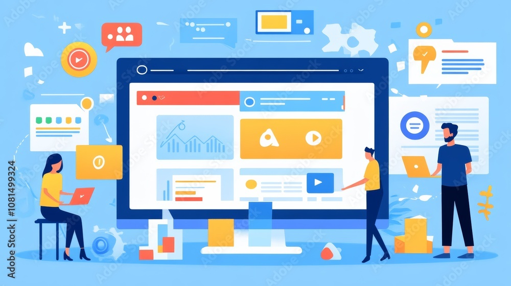 Poster Website designer Creative planning application development draft sketch drawing template layout framework design studio . User experience design https www. Web page design concept