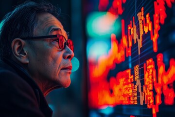 A sudden stock market crash shakes investor confidence, Generative AI 