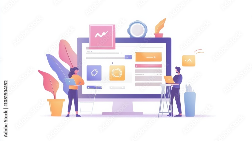 Poster website designer creative planning application development draft sketch drawing template layout fram