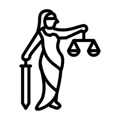 Justice Symbol Icon