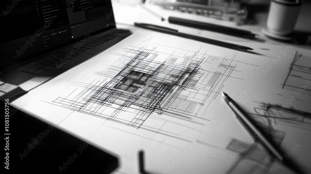 Poster Website designer Creative planning application development draft sketch drawing template layout framework design studio . User experience design https www. Web page design concept