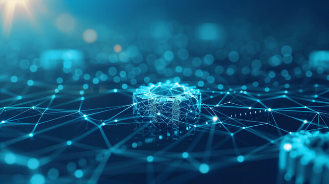 Large interconnected network of gears symbolizing corporate competition, with one oversized gear dominating the scene, representing antitrust concerns. Central gear with copy space for text.