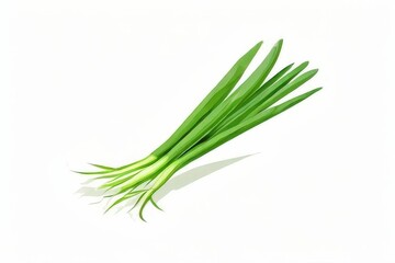 the AI Image Generator, Fresh green onions isolated