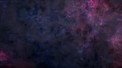 Obraz premium Dark cosmic nebula with deep purples, blues, and radiant stars, smoky textures and subtle sparkles, mysterious space wallpaper and background
