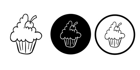 Happy birthday vectors icon set