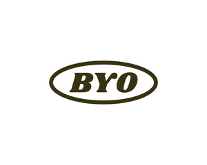 BYO logo design vector template. BYO
