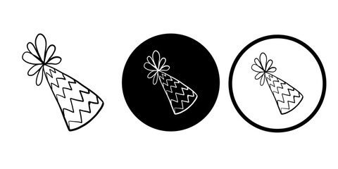 Happy birthday vectors icon set