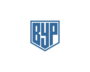 BYP logo design vector template. BYP