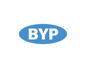 BYP logo design vector template. BYP