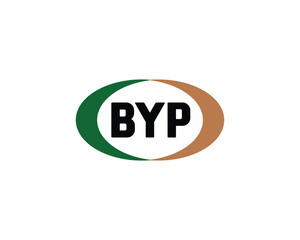 BYP logo design vector template. BYP