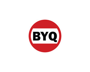 BYQ logo design vector template. BYQ