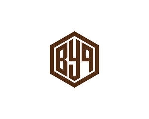 BYQ logo design vector template. BYQ