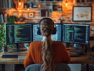 Teenager excels in online coding bootcamp from the comfort of home mastering essential programming skills