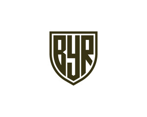 BYR logo design vector template. BYR