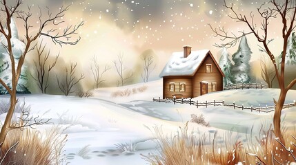 A Winter Escape: Cottage Living in the Countryside 