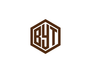BYT Logo design vector template. BYT