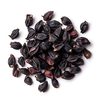 Chironji isolated on a white background, close up