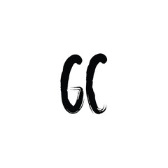 GC monogram logo design letter text name symbol monochrome logotype alphabet character simple logo