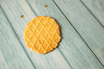 Wafle crocante aislado
