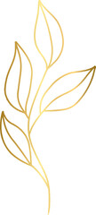 Golden Flower Line Artr