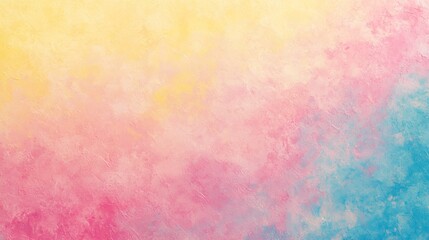 Pastel Gradient with Pink Yellow and Blue Blending