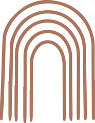 Boho Abstract Shape Decor