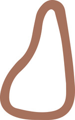 Boho Abstract Shape Decor