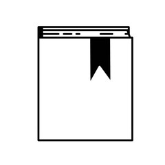 black and white book illustration