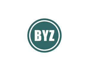 BYZ logo design vector template. BYZ