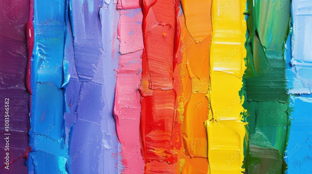 Aufkleber An abstract representation of inclusion, showing a spectrum of colors blending seamlessly into one another, Symbolizing the unity and acceptance of diverse identities