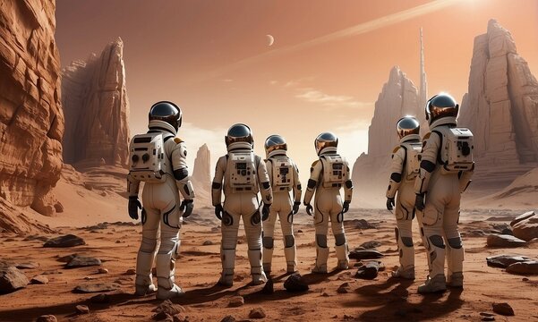 astronaut with world science fiction day
 - Powered by Adobe