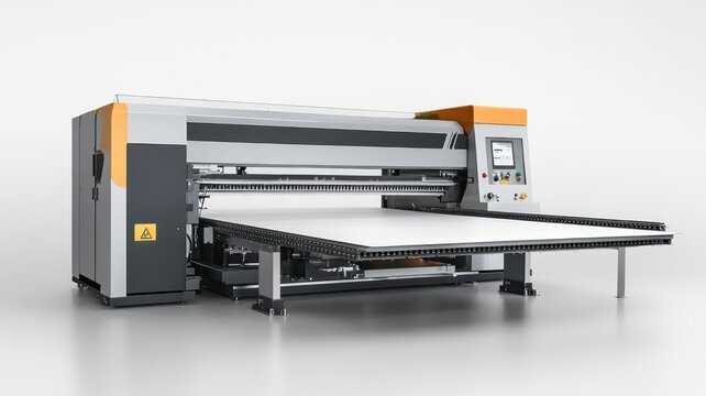Industrial large format UV flatbed printer for high-quality print on various materials