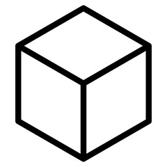 Cube  Icon Element For Design