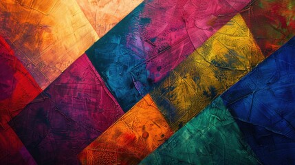 Embracing diversity with abstract patterns in warm and cool tones, symbolizing inclusiveness and collaboration, photography style