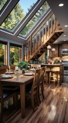 interior modern house,  