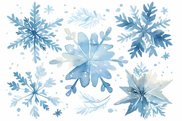 Beautiful snowflakes