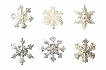 Beautiful snowflakes