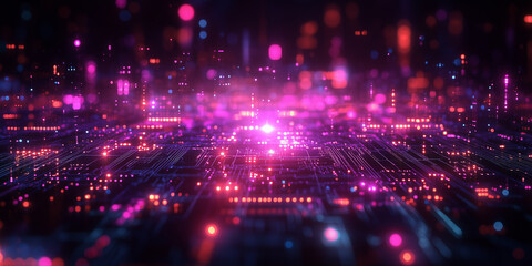 Obraz premium Technology graphic design abstract background