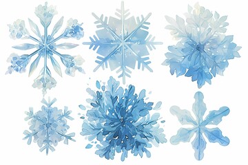 Beautiful snowflakes