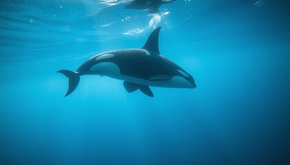 Obraz premium orca in the sea