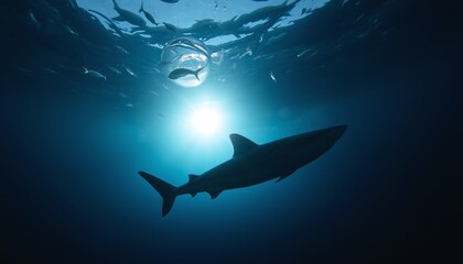 Obraz premium shark under water