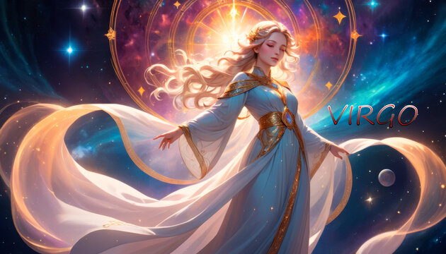 virgo cosmic horoscope representation