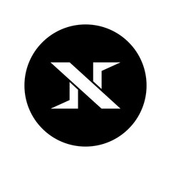 UNIQUE AND SIMPLE LETTER N LOGO TEMPLATE