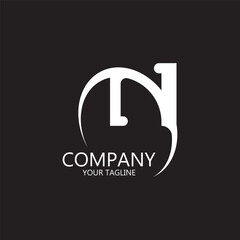 UNIQUE AND SIMPLE LETTER N LOGO TEMPLATE