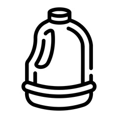 gallon Line Icon