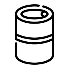 tin can Line Icon