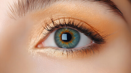 Obraz premium Elegant High-Fashion Beauty Portraits with Radiant Skin, Glamorous Makeup, and Luxurious Skincare Glow.